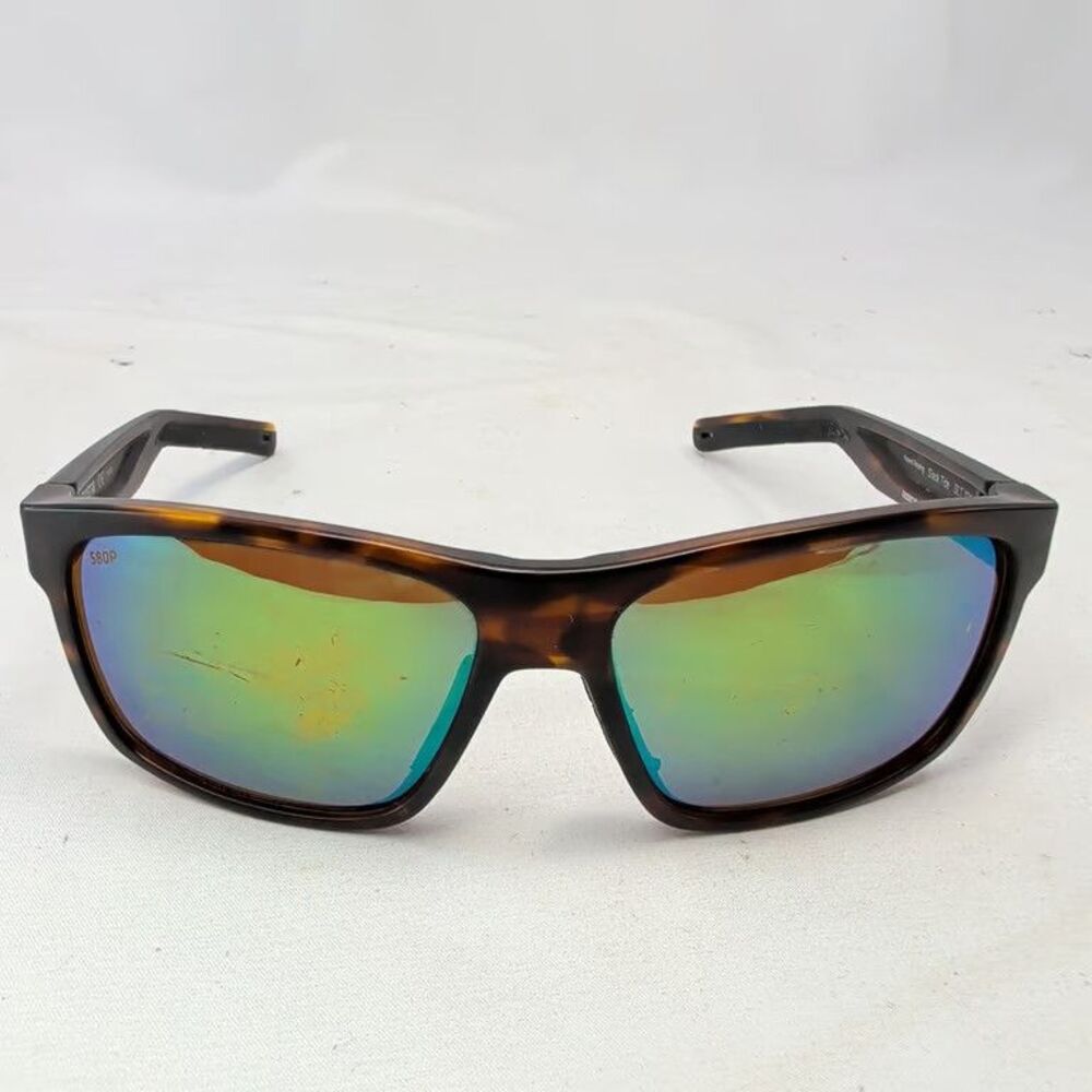Costa Slack Tide Sunglasses SLT 191 Tortoise 580P Green Mirror Polarized Brown